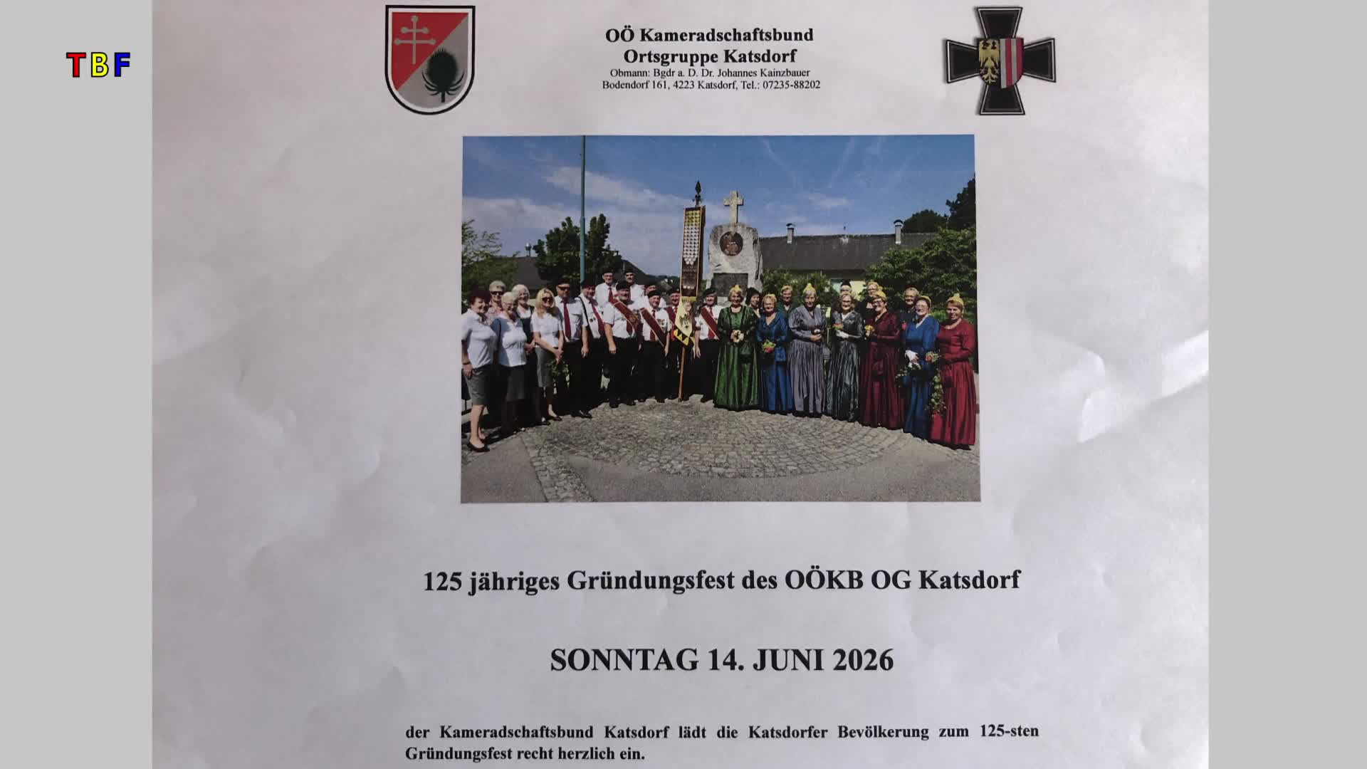 125 Jahre Kameradschaftsbund Katsdorf