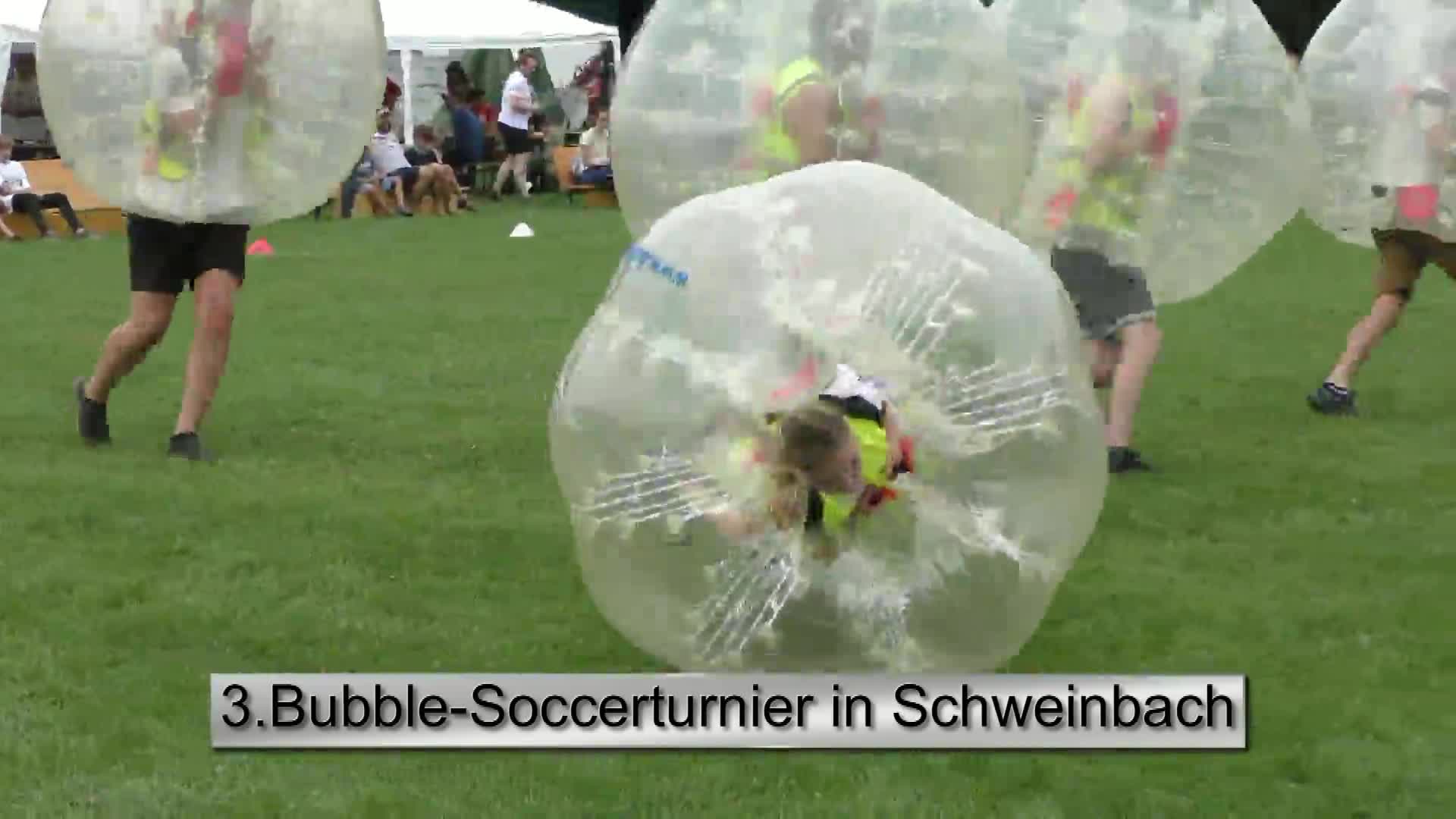3. Bubblesoccer-Turnier in Schweinbach