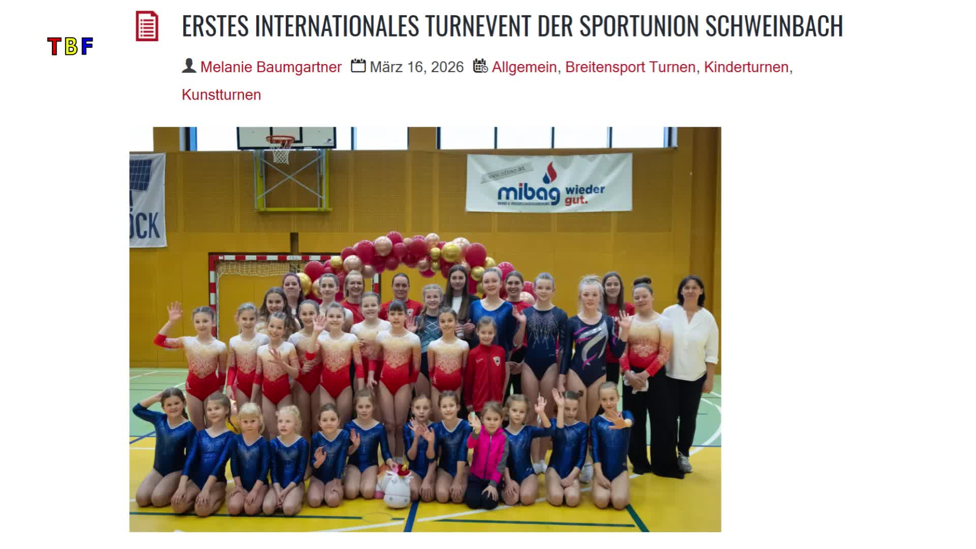 3. Mühl4tler Kunstturn Wettkampf