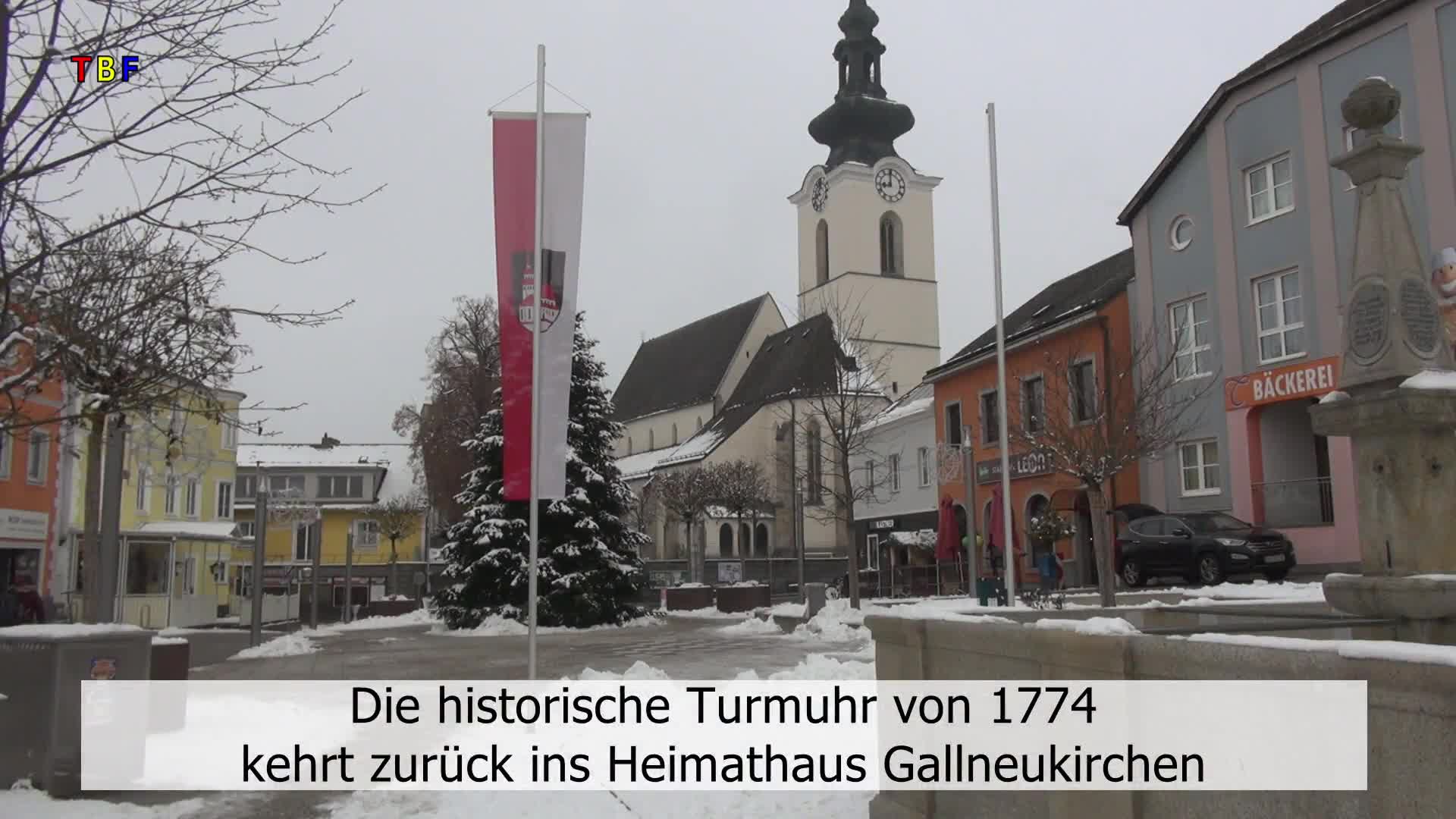 Die historische Turmuhr von 1774 kehrt zurück