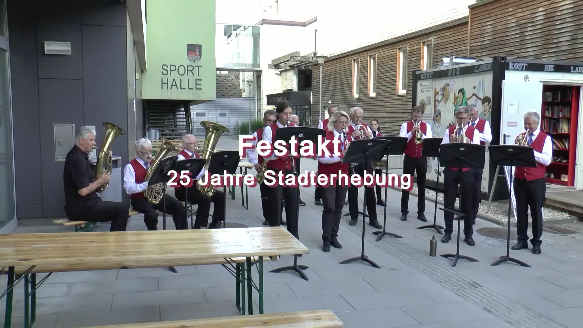 Festakt 25 Jahre Stadterhebung
