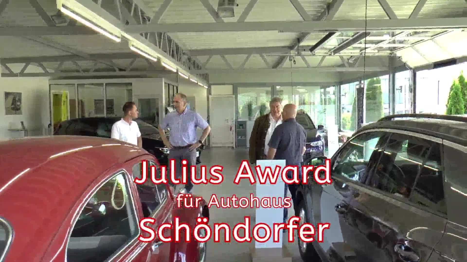Julius Award für Autohaus Schöndorfer