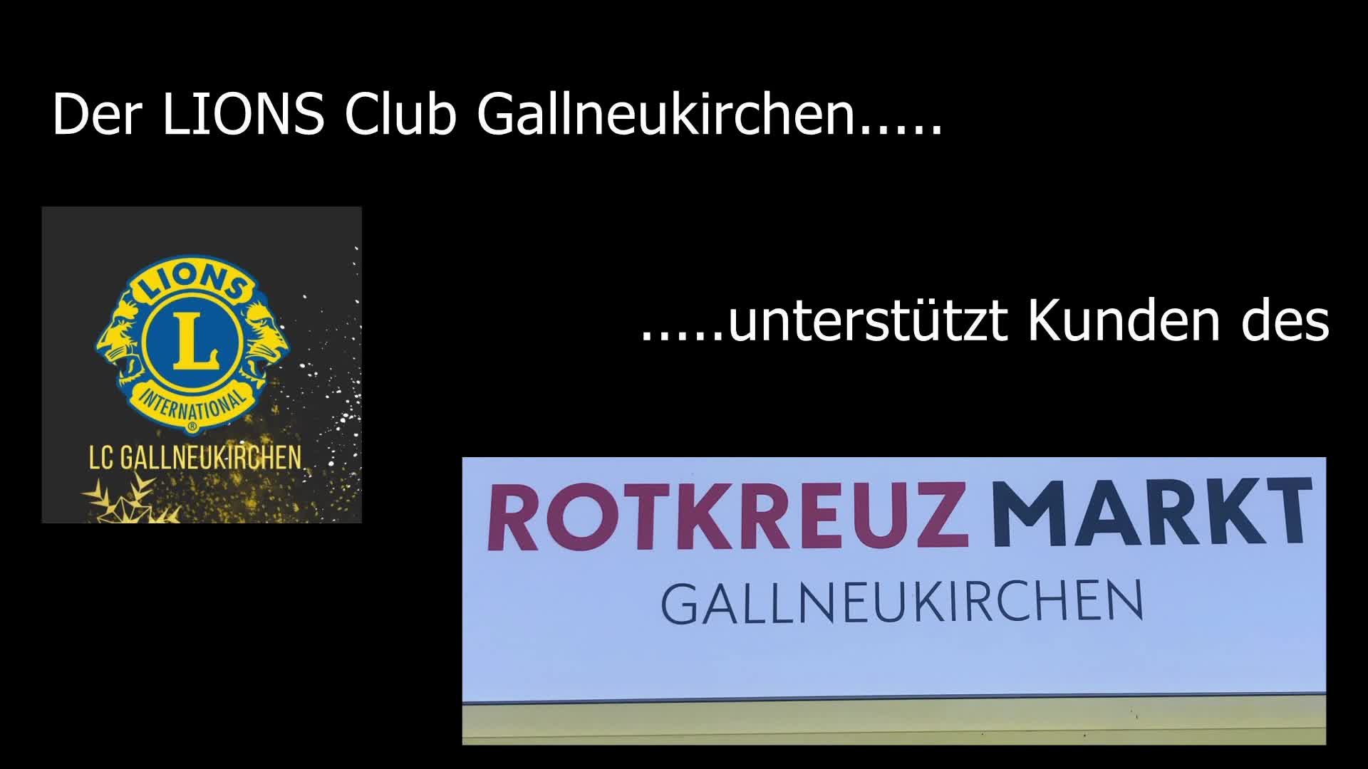 LIONS Club unterstützt Rotkreuz-Markt-Kunden