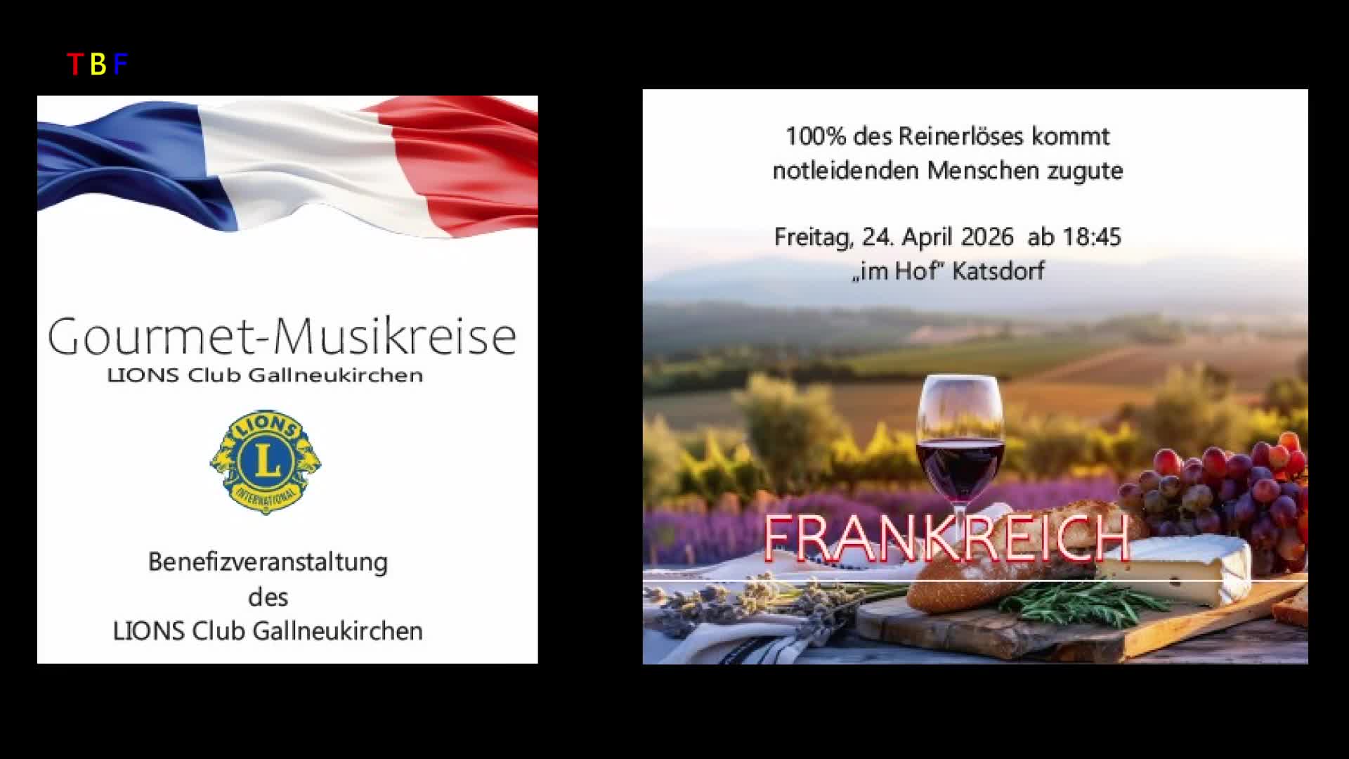 Lions Gourmetreise Frankreich