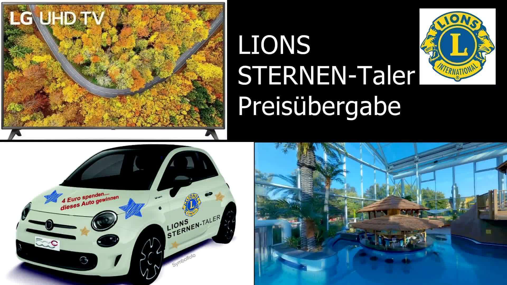 LIONS STERNEN-Taler Preisübergabe