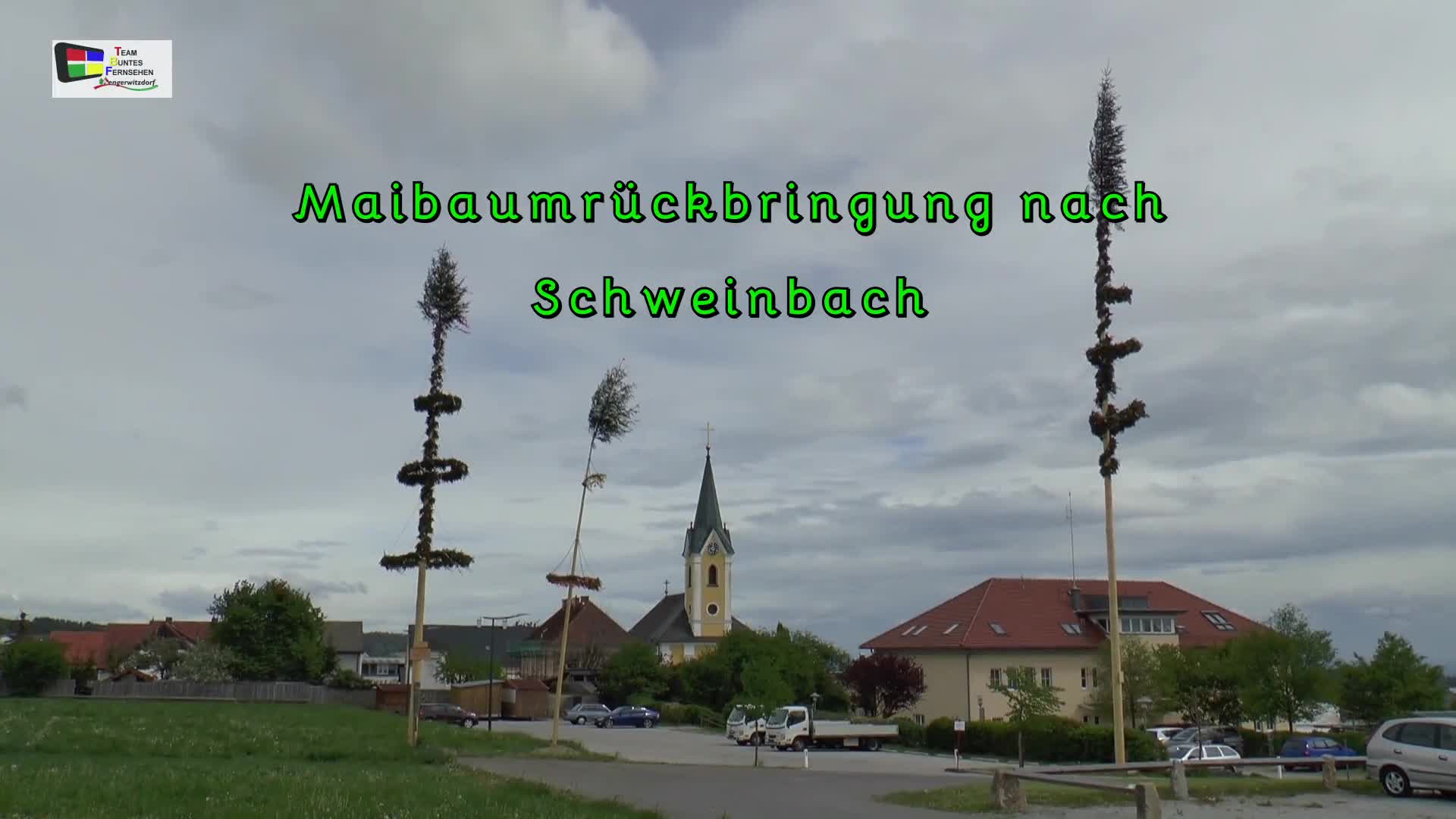 Maibaumrückbringung nach Schweinbach