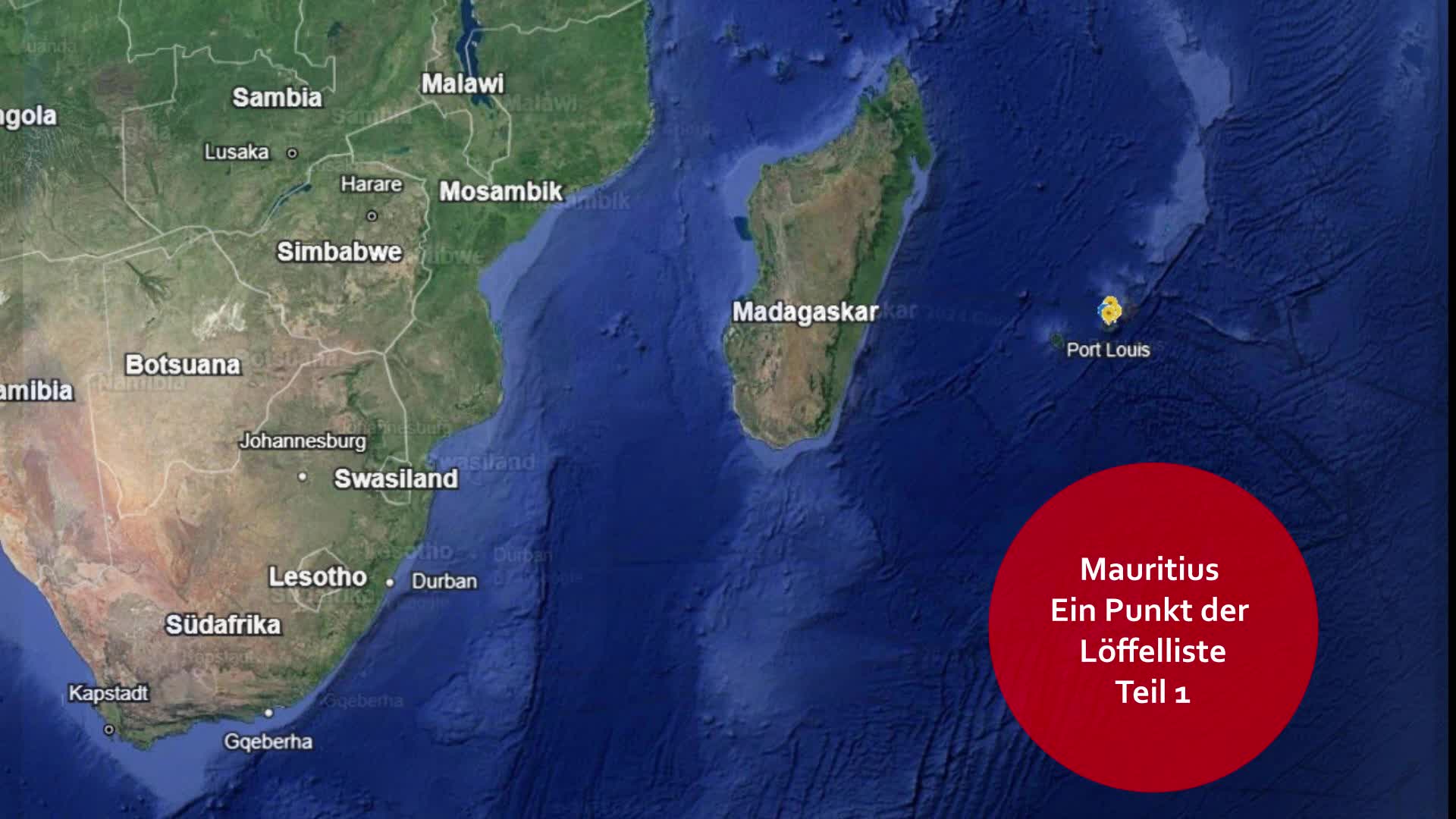Mauritius - ein Punkt der Löffelliste