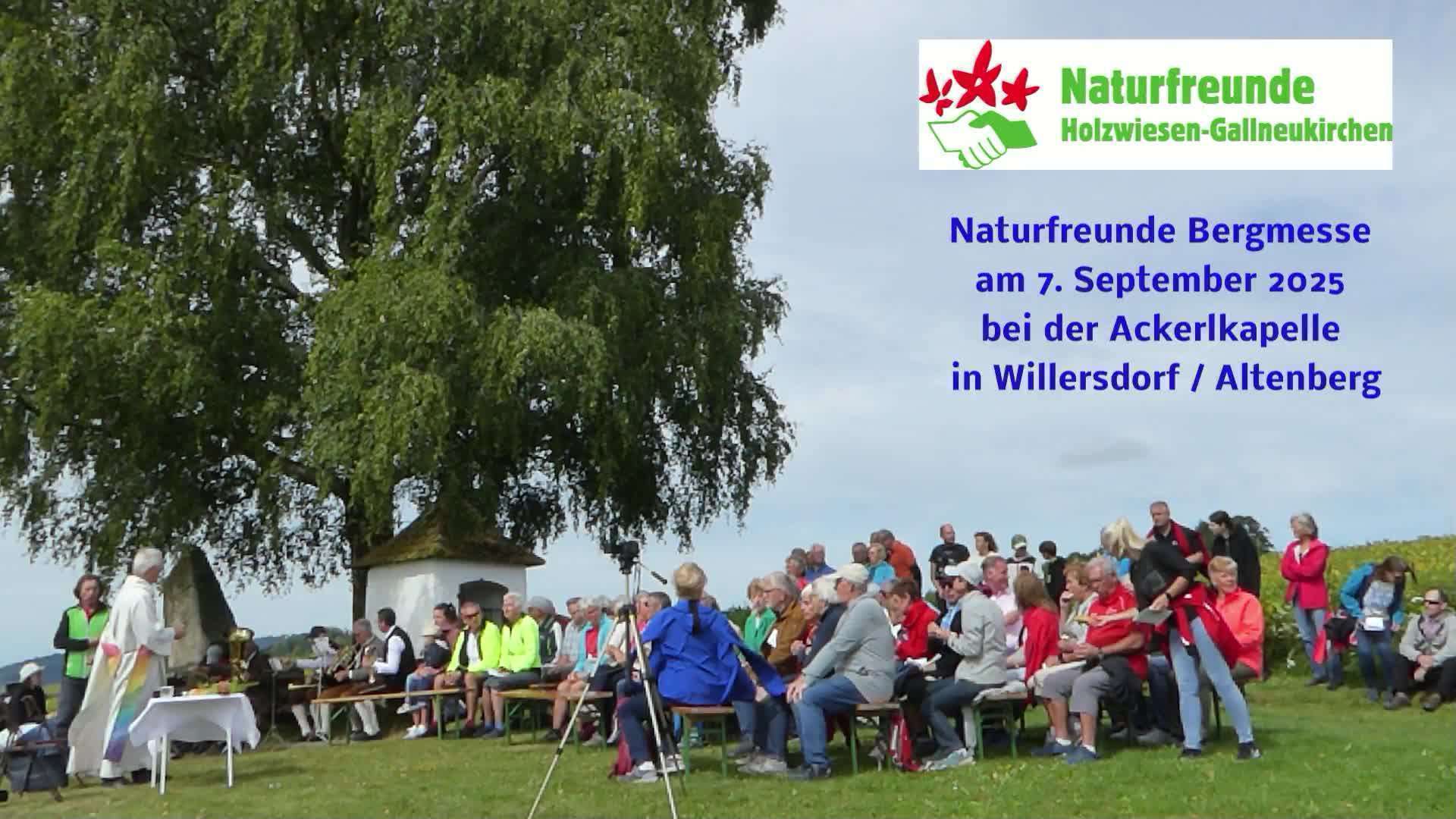 Naturfreunde Bergmesse 2025