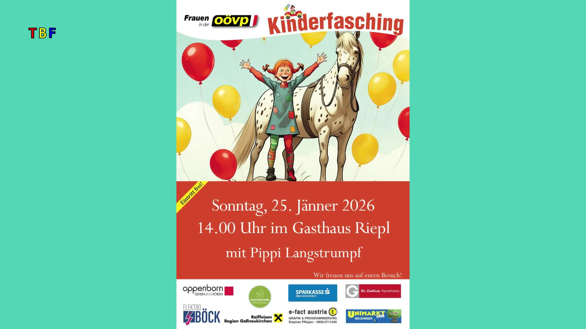 ÖVP Kinderfasching in Gallneukirchen 2026