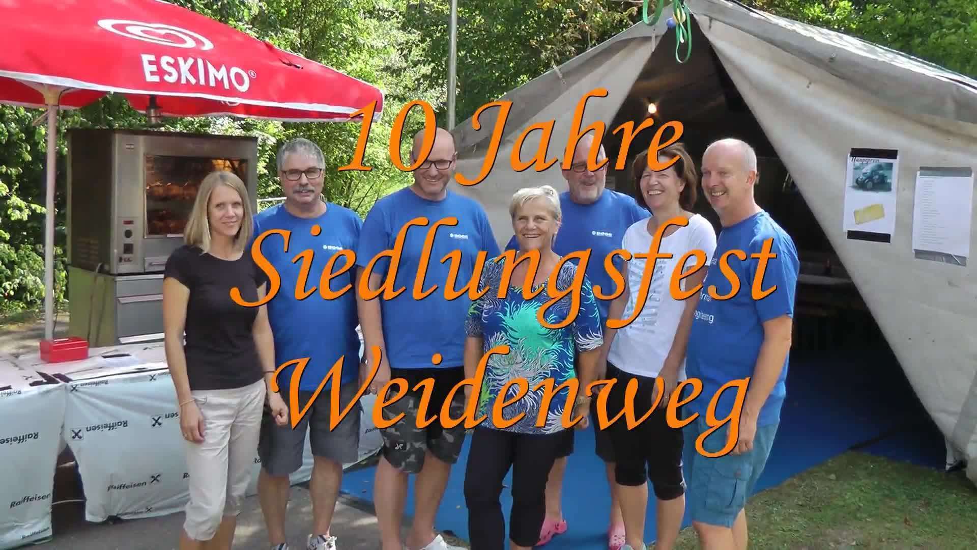 Siedlungsfest Weidenweg 2017