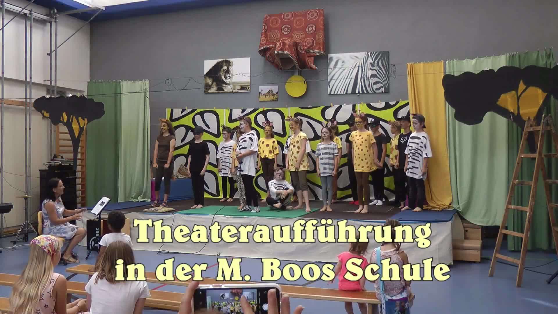 Theateraufführung in der M. Boos Schule