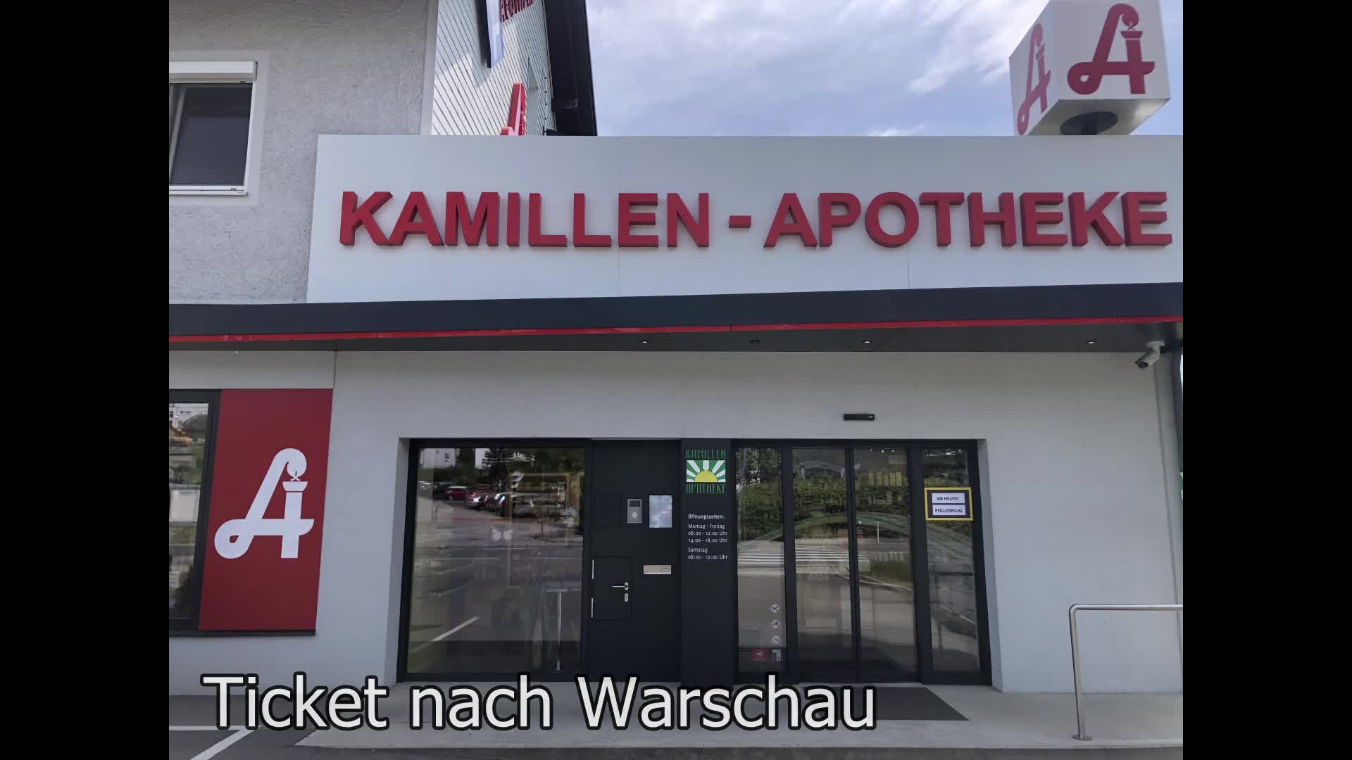 Ticket nach Warschau