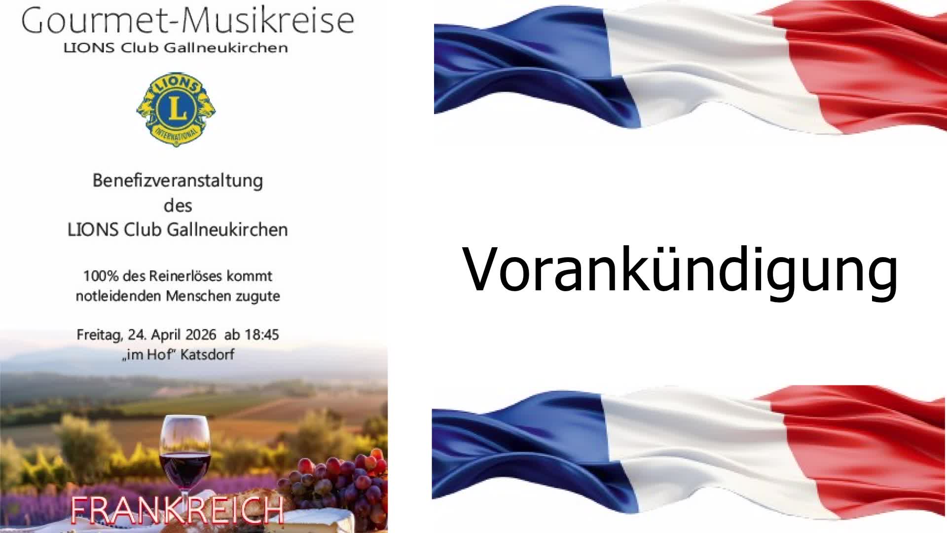 Vorankündigung LIONS Gourmetreise_2026