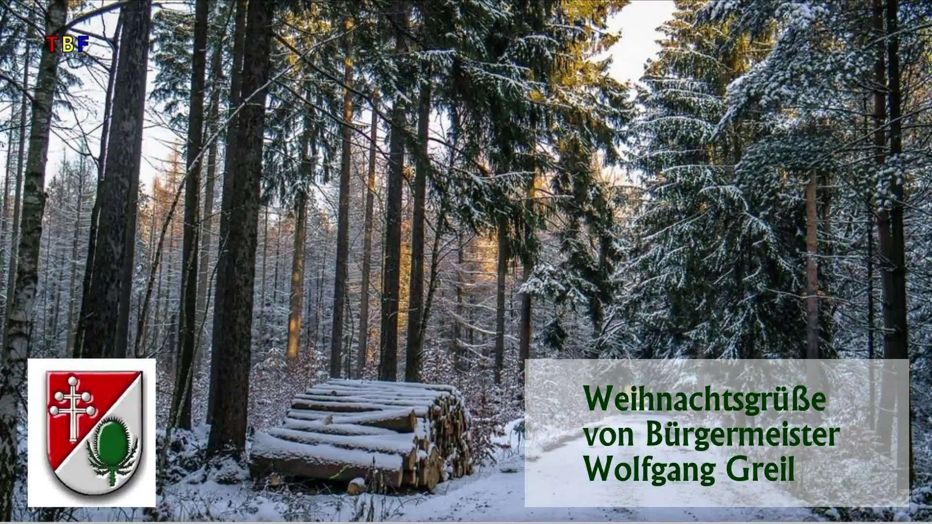 Weihnachtsgrüße Bürgermeister Wolfgang Greil